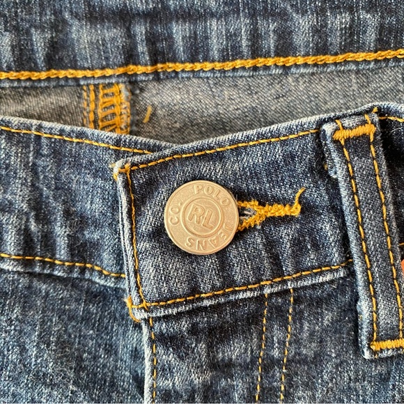 Vintage Ralph Lauren Stretch Saturday Bootcut Jeans Size 6x32 Denim Flare - Picture 4 of 13